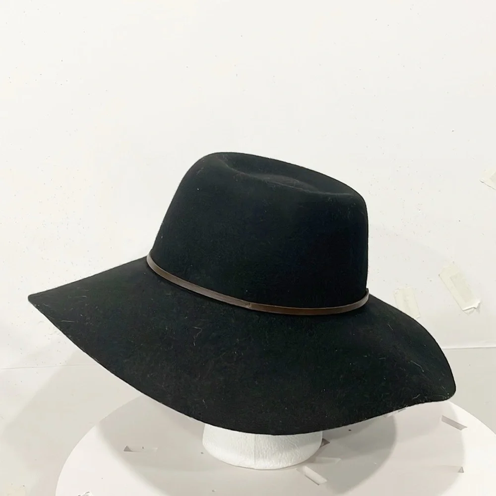 EM Women’s Hat All Wool Wide Brim‎ Western Wide Boho Country Chic